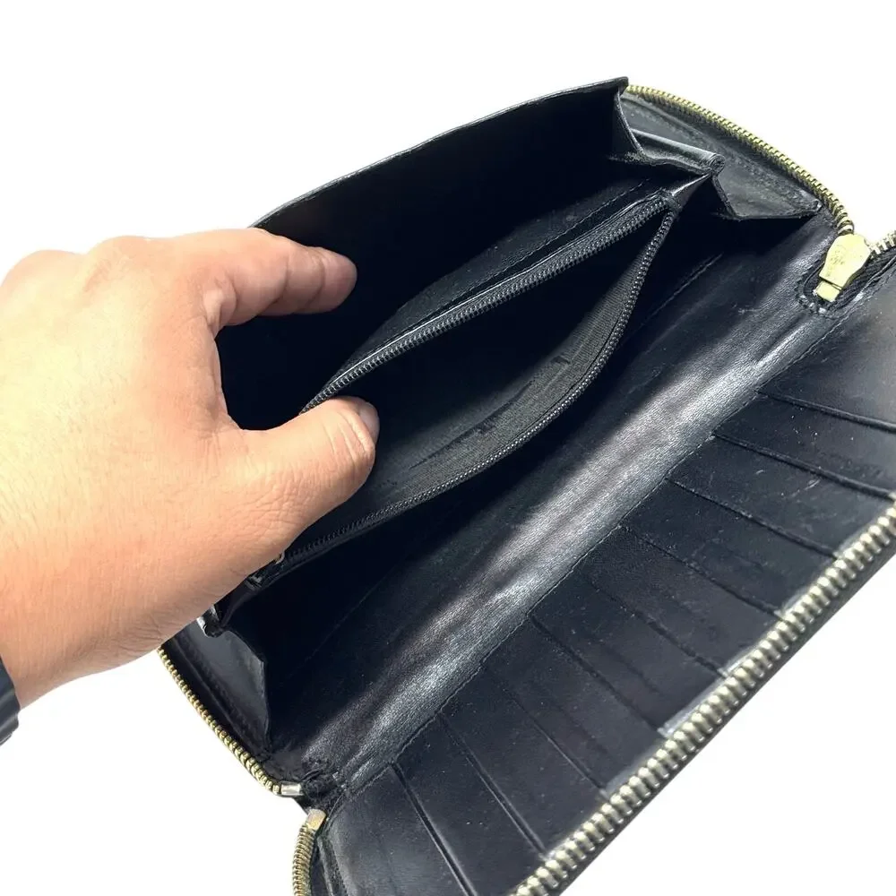 YSL Logo Zipper Wallet - Picture 11 of 16